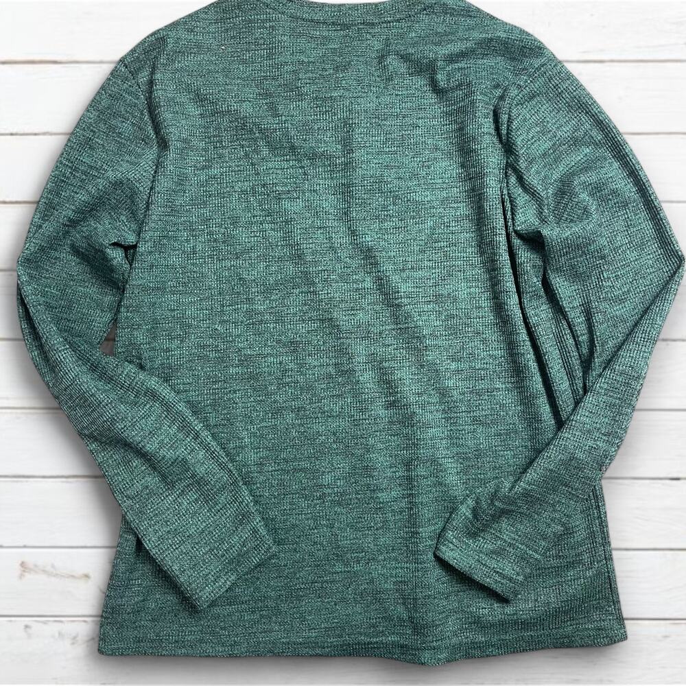 Nomad Green Long Sleeve Tee Modern Knit - Picture 6 of 7